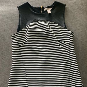 Banana Republic sleeveless striped blouse